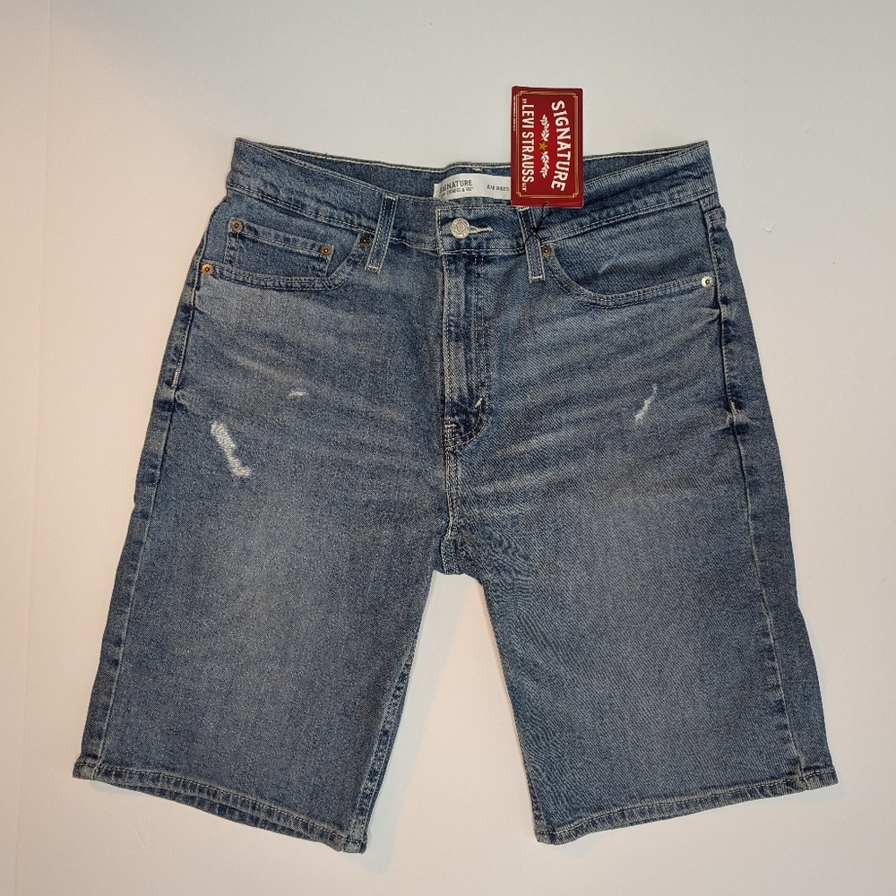 Men's Levi's Signature Jean Shorts Size 32 NWOT